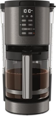 Ninja Coffee Maker 14-Cup Glass Carafe Black Stainless Steel DCM201BK - NEW