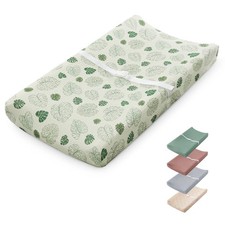Muslin Baby Changing Pad with Waterproof Lining Foam, Diaper Changing Table P...