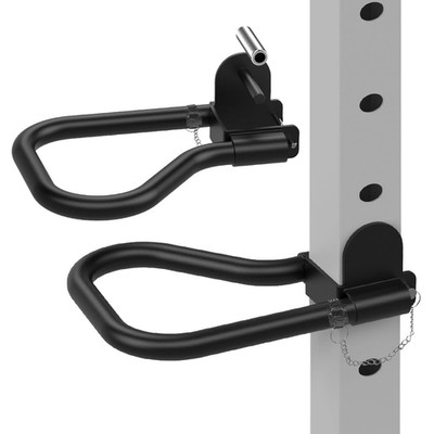 Kipika Dip Bar Attachment For 3 X 3 Squat Rack 1 Or 5/8 Holes Multi Grip Set Of