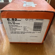 SPIT 921505 Tapcon Hex Head 6mm x 82mm Screws x 100.