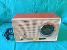 RADIO D'EPOCA con FM a VALVOLE SIEMENS RR6028 Vintage 1958 TESTATA e FUNZIONANTE