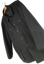 VTG 90s Giorgio Armani Mens Italy Black Jacket Button-Up Size 40 US RX10346