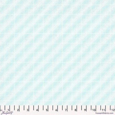 FREE SPIRIT - Modern Shirtings by Victoria Findlay Wolfe - Keeper Plaid - Aqua