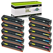 10 Pack CF400A 401A 402A 403A Toner fit for HP Laserjet M252 M252n M252dw M252dn