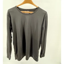 Thermajohn Mens 2XL Black Long Sleeve Thermal Shirt Base Layer Top