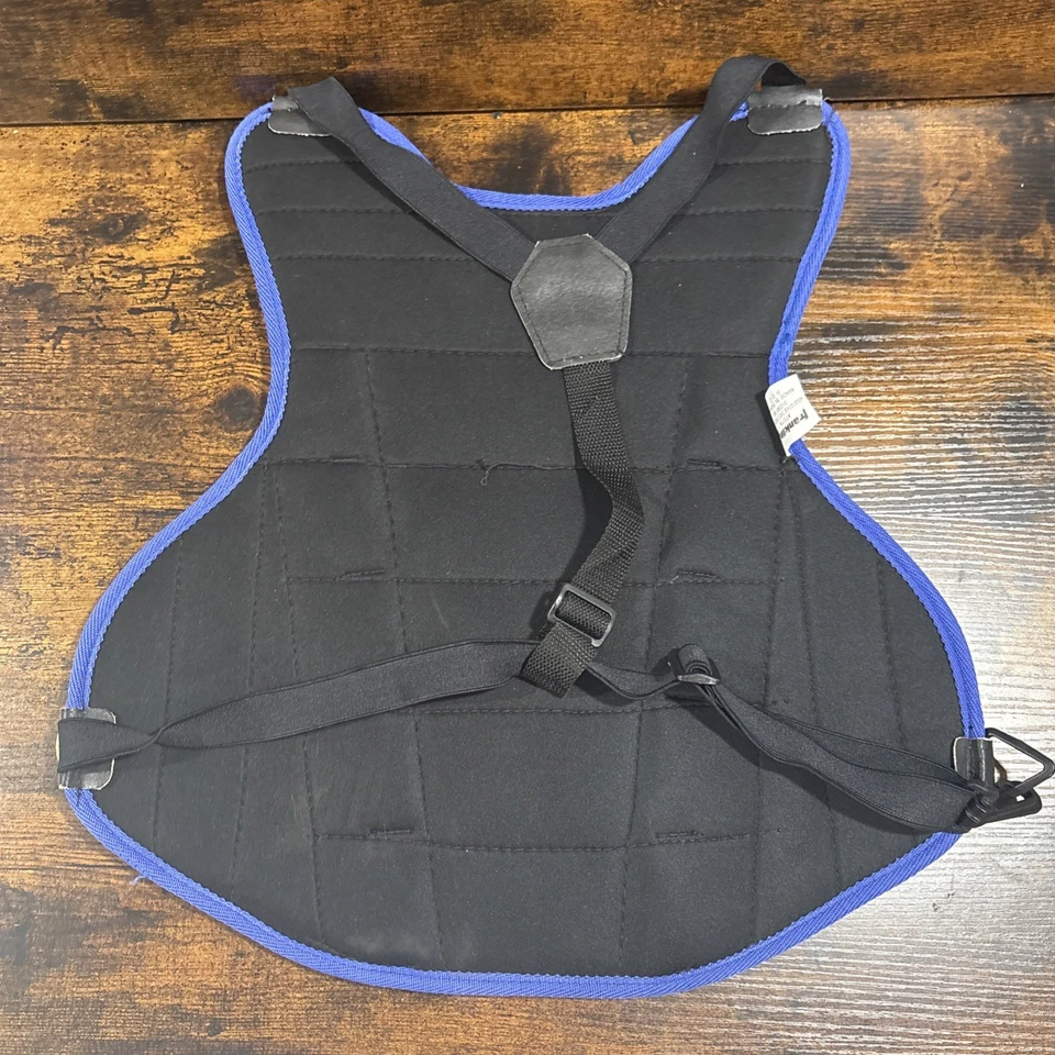 Protector de pecho Franklin SH Comp 1150 negro y azul adulto portero Foto 2 de 4