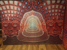 Alex Grey UV Blacklight Psychedelic DMT  Back...