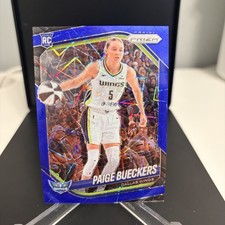 2025 Panini Prizm WNBA Paige Bueckers #5 Blue Velocity RC Rookie Dallas Wings SP