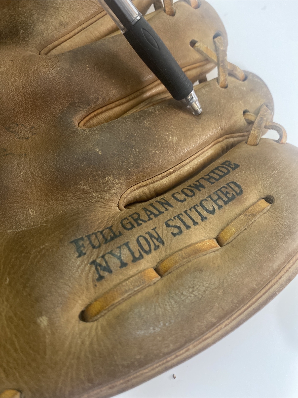 Vintage STALL & DEAN 8058 Baseball glove adult Professional Model Used