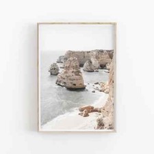 Ocean Beach View Wall Art Poster Premium Quality Choose your Size