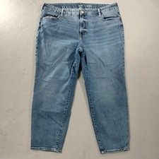 Old Navy OG Straight High Rise Blue Denim Jeans Womens Size 20