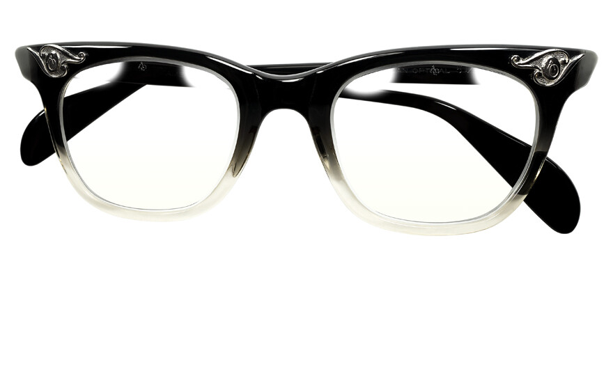 American Optical BLACK FADE Eyeglasses 46□20-134 Made in American Optical BLACK FADE Eyeglasses 46□20-134 Made in