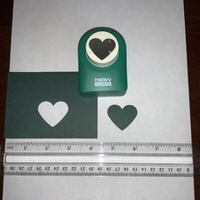 Marvy Uchida 1.5  Heart Paper Punch Scrapbook Cards Crafts