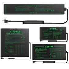 VIVOSUN Durable Waterproof Seedling Heat Mat UL & MET-Certified,20/40/105W