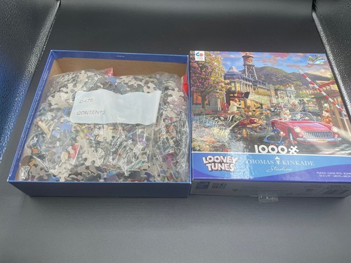 Looney Tunes 1000 Piece ~ Thomas Kinkade Studios Ceaco Jigsaw Puzzle 26.6"x 19" - Picture 9 of 9
