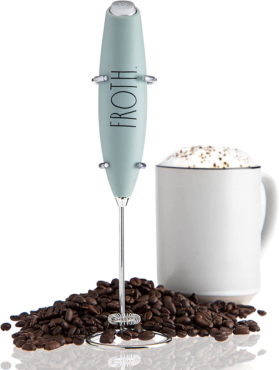 Milk Frother- Handheld Electric Drink Mixer, Handheld Electric Milk Frother, Cof-image