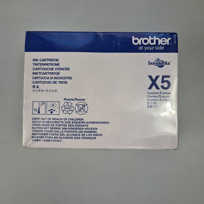 5er PACK!! Original Brother LC127XL-BK Drucker Tintenpatronen Schwarz