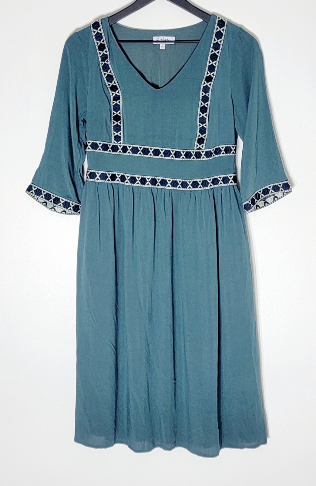 polagram embroidered dress