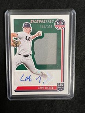 2022 U-S-A Stars & Stripes Silhoettes 18U 394/399 Auto/Jersey Cade Fisher #54