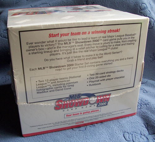 MLB Showdown 2000 Card Game Player Starter Set 12 Sealed Sets Maddux Wizards NEW - Picture 4 of 5