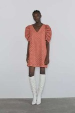 ZaraEMBROIDERED EYELET DRESS 0387/162-NWT5