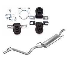 Endschalldämpfer Auspuff für VW Golf III 1.4 1.6 1.8 1.9D Bj.11/91 - 07/93 + KIT