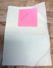 Off White Aida Cross Stitch Fabric 12.5" X 9"