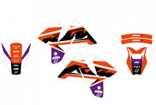 Kit adesivi grafiche moto Ktm Exc 125 200 250 300 Excf 400 520 1998 1999 2000