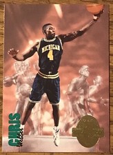 Chris Webber 1993 Classic 4 Sport Rookie Card #311 NBA HOF ROY RC Free Shipping