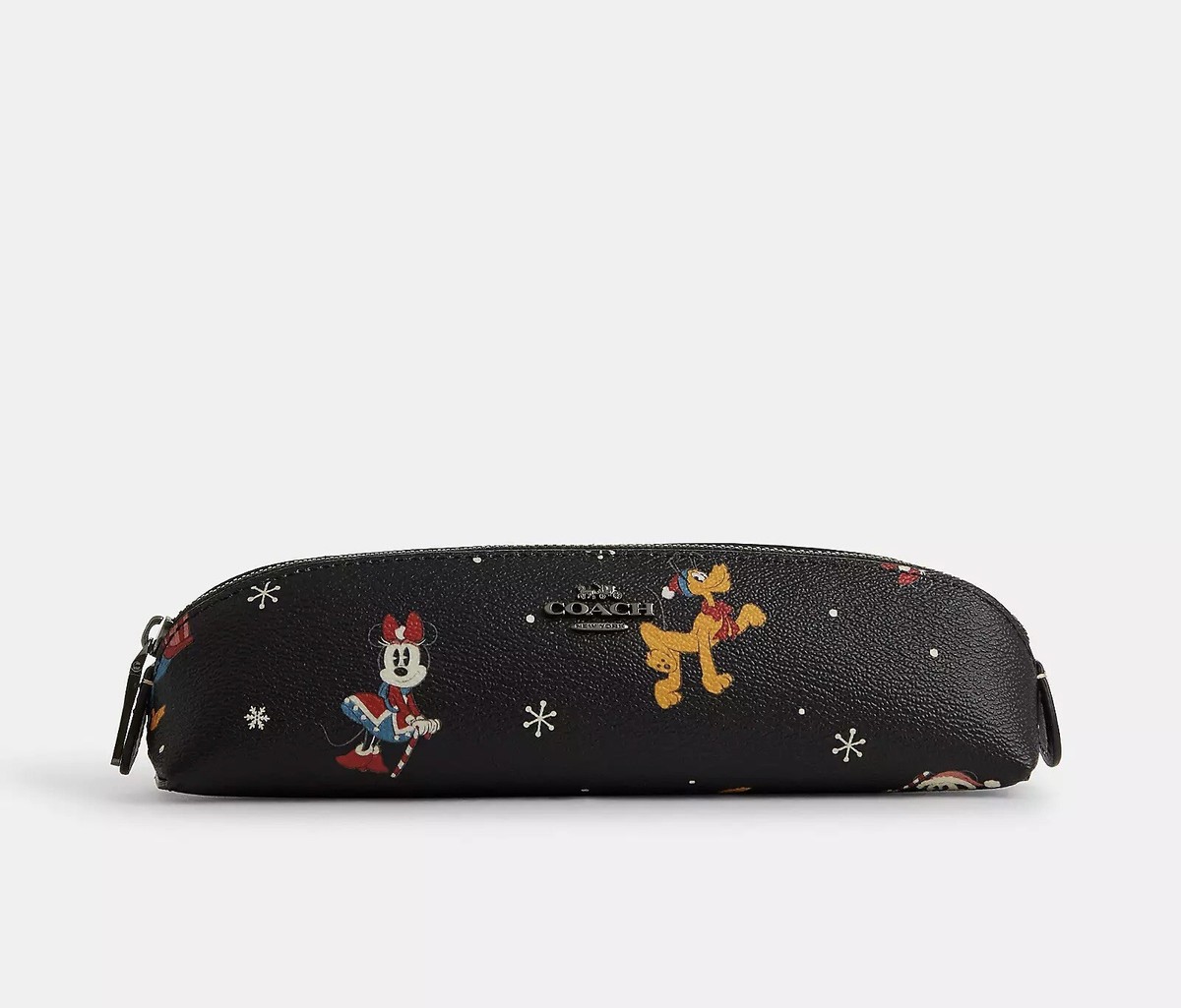 Disney(ディズニー) x COACH (コーチ) 数量限定ペンケース COACH Disney X Coach Pencil Case With Holiday Print | eBay