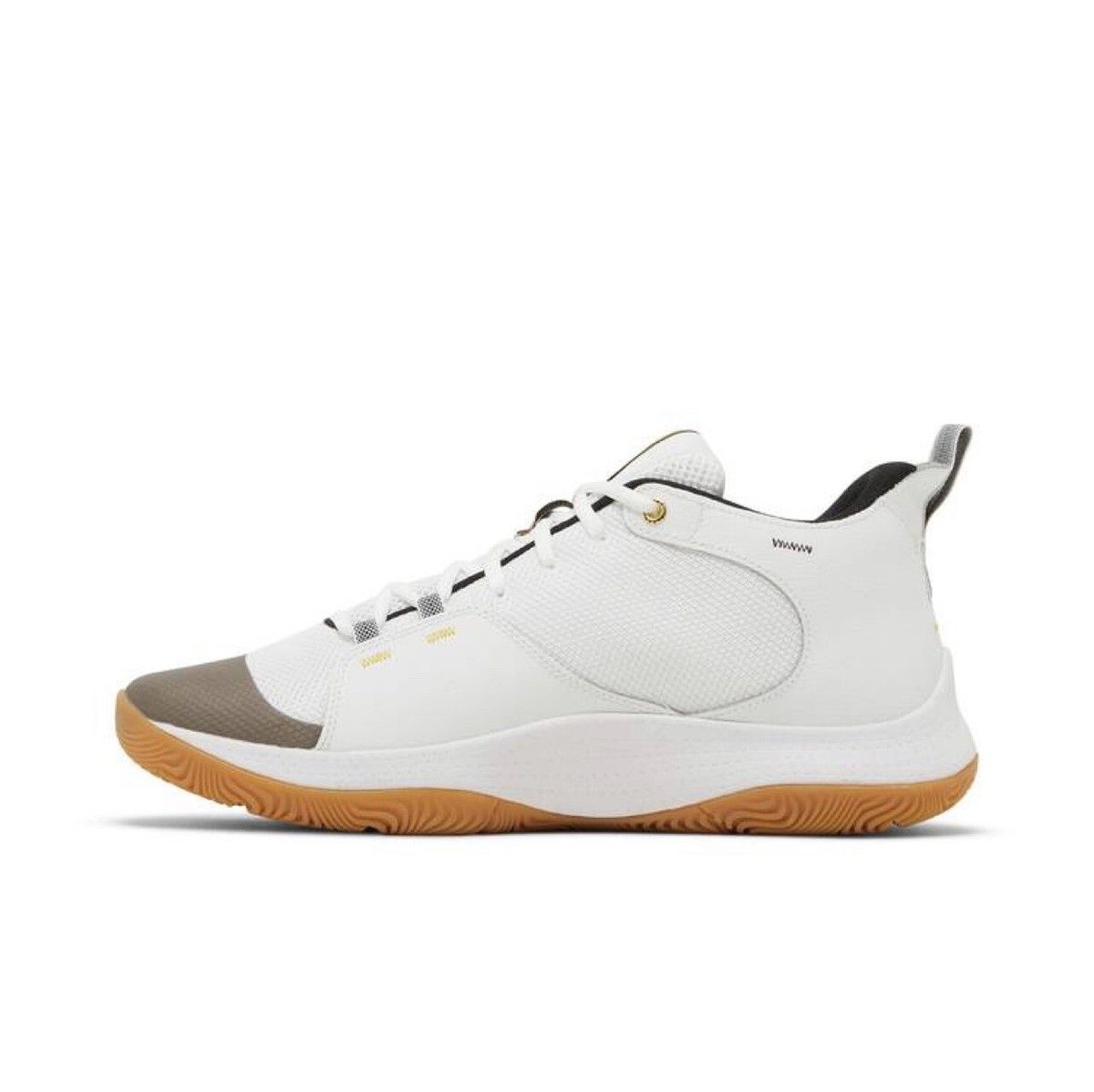 Under Armour Curry 3Z5 NM White Metallic Gold Shoes Mens