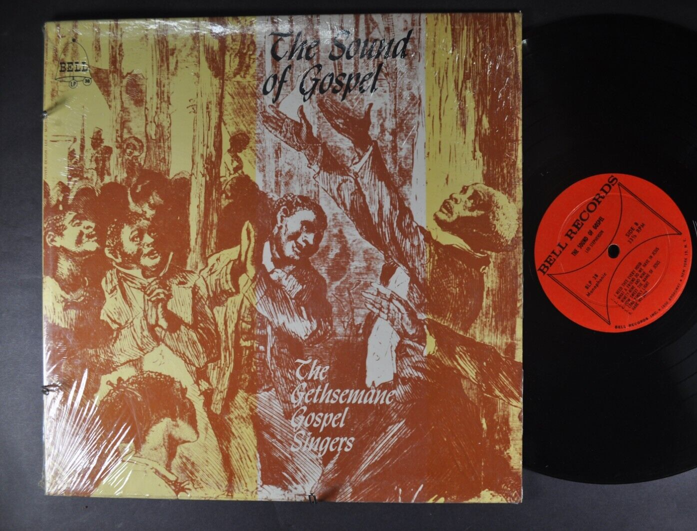Gethsemane Gospel Singers LEO STEPHENSON The Sound of Gospel LP Shrink BELL