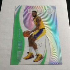 2019-20 Panini Illusions Astounding Emerald #9 LeBron James Los Angeles Lakers