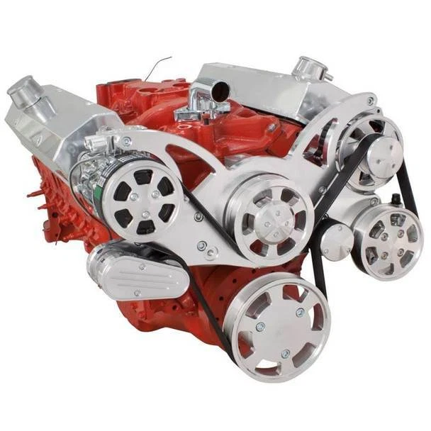 Chevy Small Block All Inclusive змеевидная система SBC 283 350 383 400 AC PS ALT - Изображение 2 из 4