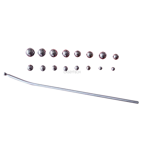 Kit attrezzi riparazione flauto sassofono parte con aste ammaccature e 18 sfere spedizione veloce nuovo - Foto 1 di 3