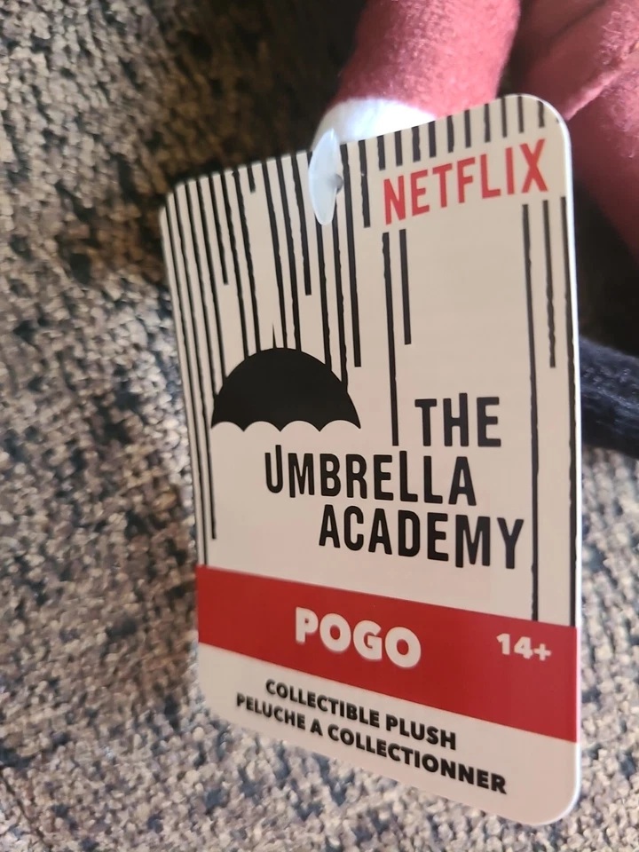 NETFLIX THE UMBRELLA ACADEMY - POGO - 8" PLUSH - NEW WITH TAG - Image 3 of 4