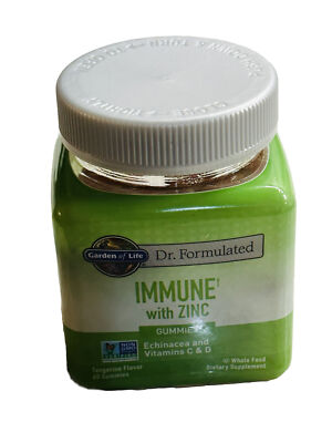 Garden of Life Dr. Formulated Immune with Zinc Gummies | Vitamins C & D | 60ct