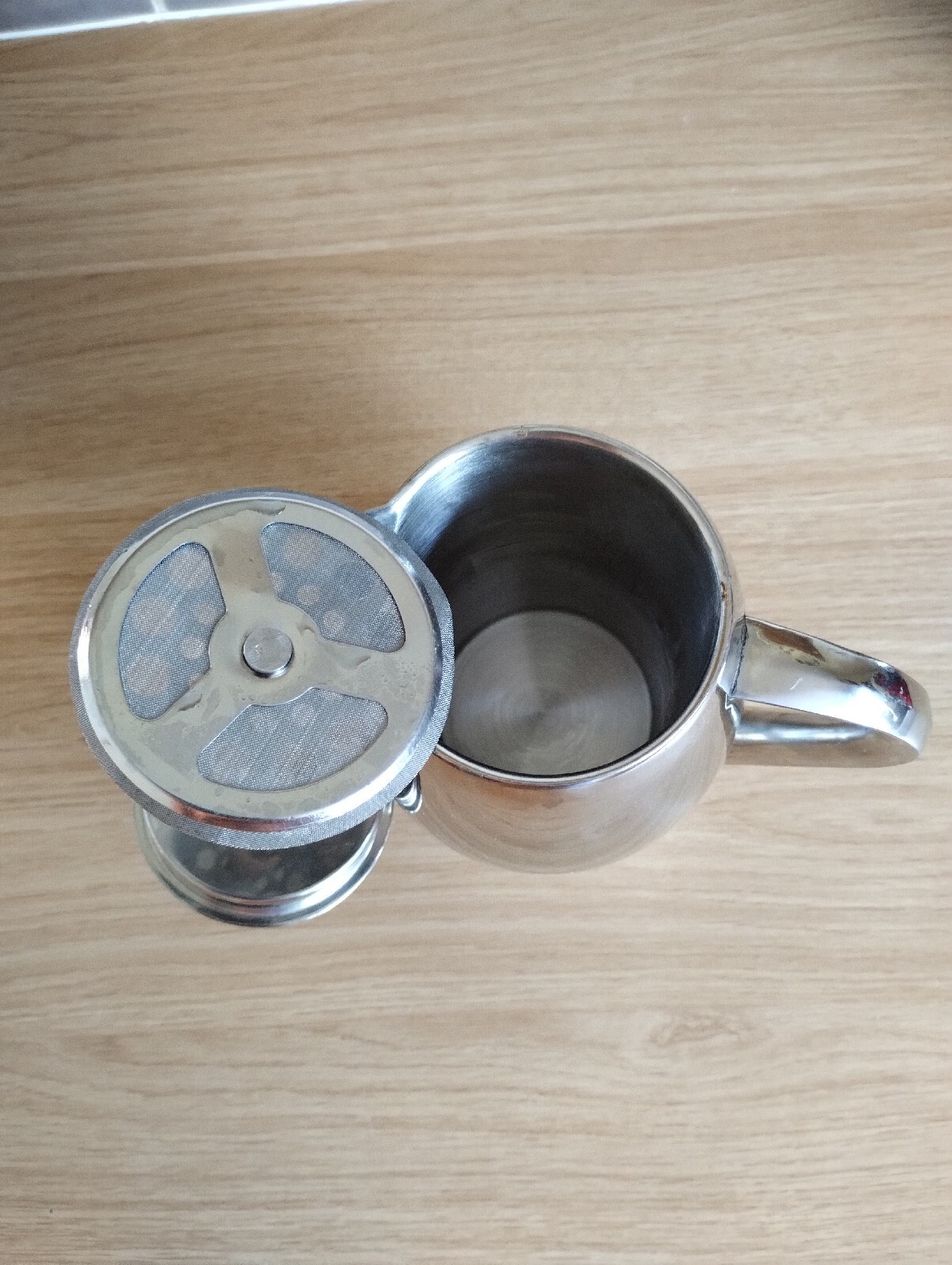 Stainless Steel Sabichi Double Wall Cafetiere Coffee Pot French Press