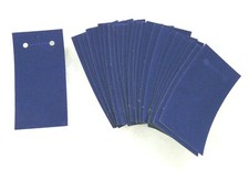 US medal mounting card, blue felt, lot of 25. Measures 3 11/16 X 1 15/16 inches