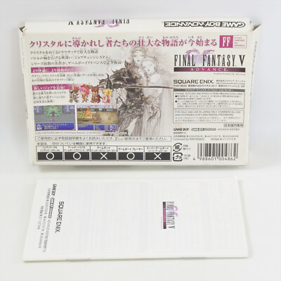 FINAL FANTASY V 5 FF5 FFV Gameboy Advance Nintendo d456 gba | eBay