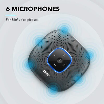 Anker PowerConf Bluetooth Conference Speaker Meeting Speakerphone
