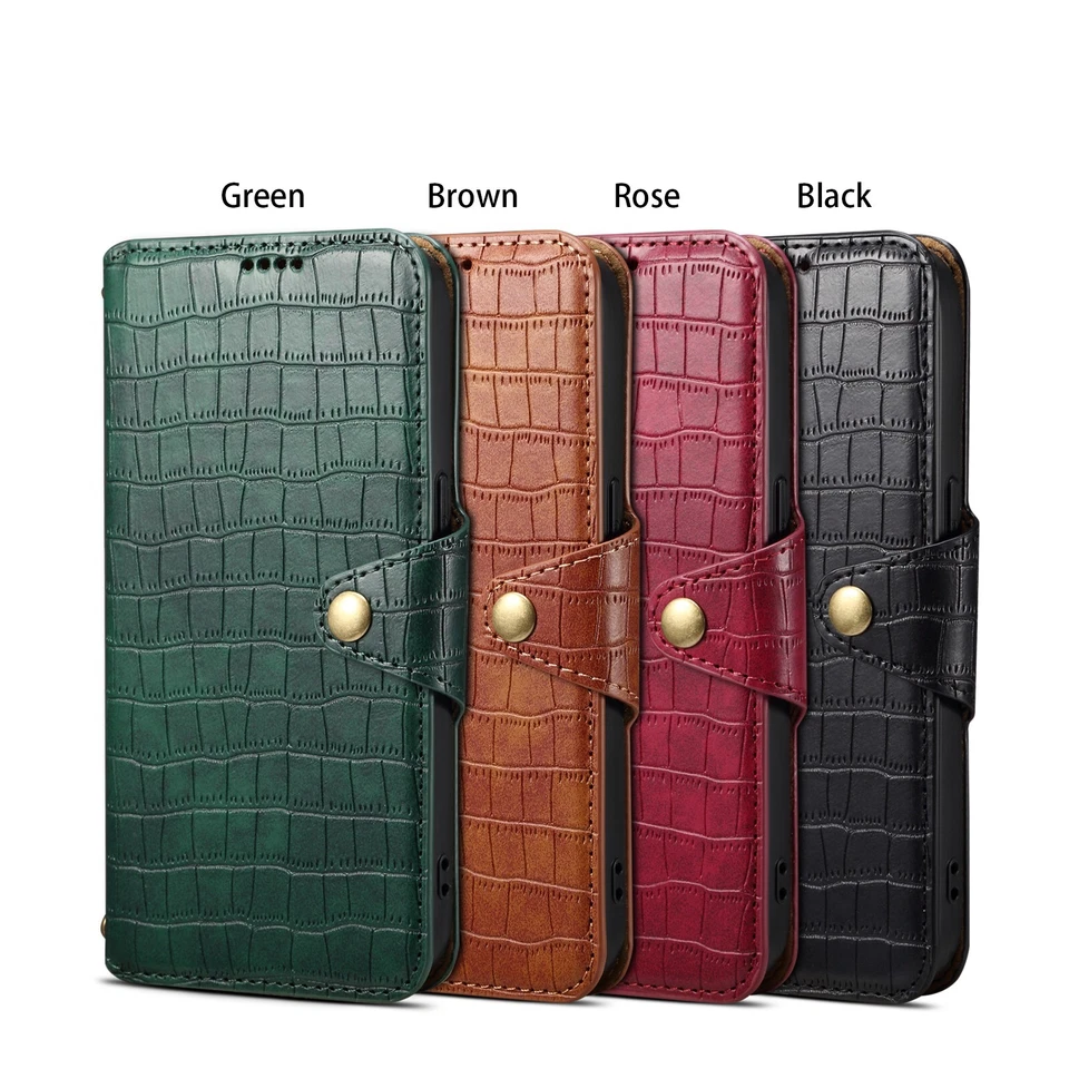 Phone Case For Google Pixel 8/7/6 Pro 5G PU Leather Stand Wallet Card Slot Cover - Image 2 of 4