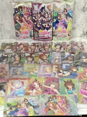 Uma Musume Pretty Derby Twin Wafers Special R card BANDAI Complete Set & Single