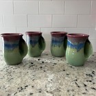<!--F#f_0-->Neher Pottery Hand Made Right Handed Hand Warmer Mug Decorative Mug Set of 4<!--F/-->