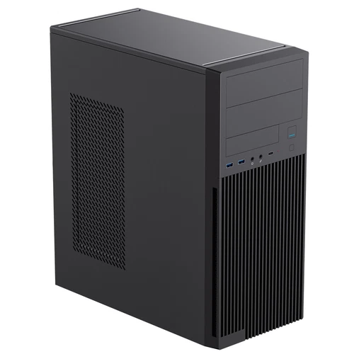 CIT Business Mid ATX Computer PC Case Office Midi Tower USB-C Port With 500W PSU