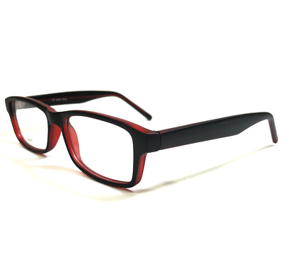 SOHO Eyeglasses Frames 1015 BLACK/WINE Matte Red Rectangular 51-16-140