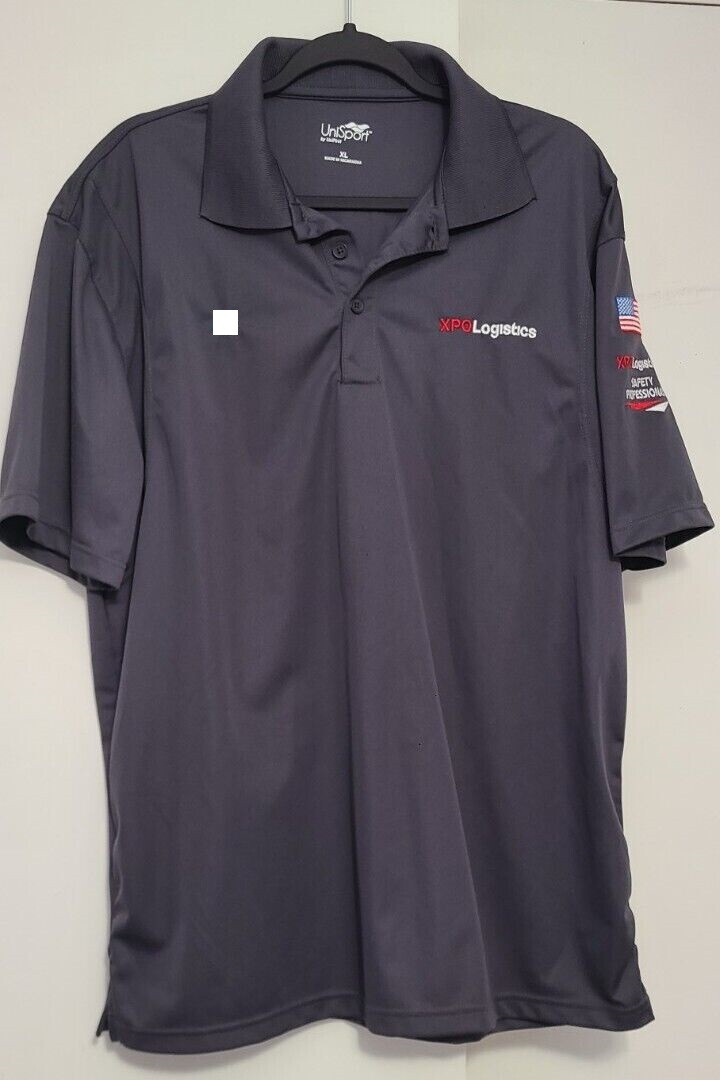 XPO Logistics Service Provider Mens Uniform Logo Polo Shirt Sz XL eBay