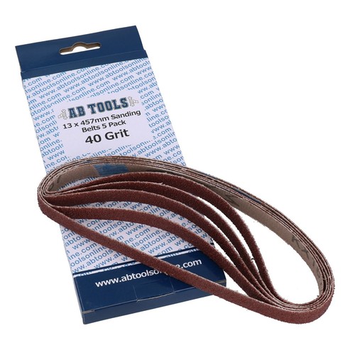 Lijadora abrasiva de lijadora de dedo eléctrica de correa 457 mm x 13 mm 40 granos 100 paquetes - Imagen 2 de 6