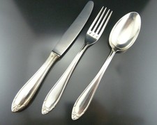 Breuker. Klassischer Tafelbesteck -3 teilig -90/Silber-Klingen wie NEU!