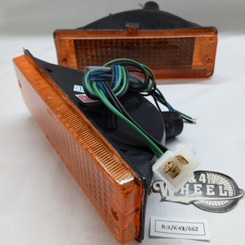 Signal Light Front Bumper Lamp Fits For Isuzu Pickup 80-88 KB Luv Rodeo Pair L/R - Picture 5 of 6
